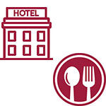 Hotel iconos creados por Retinaicons - Flaticon Comida iconos creados por Freepik - Flaticon